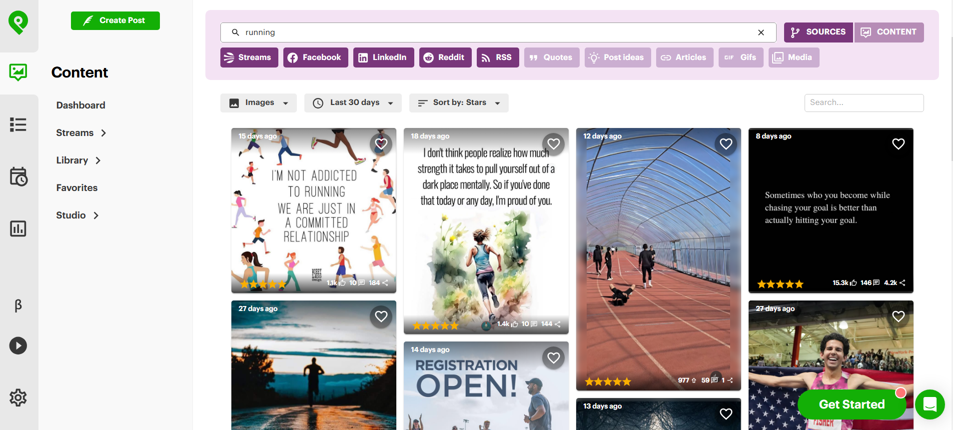 Find content using Content Streams