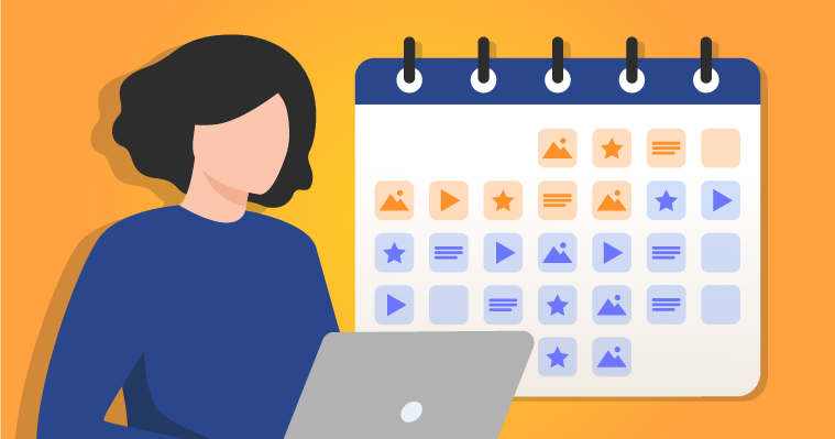 social media calendar template